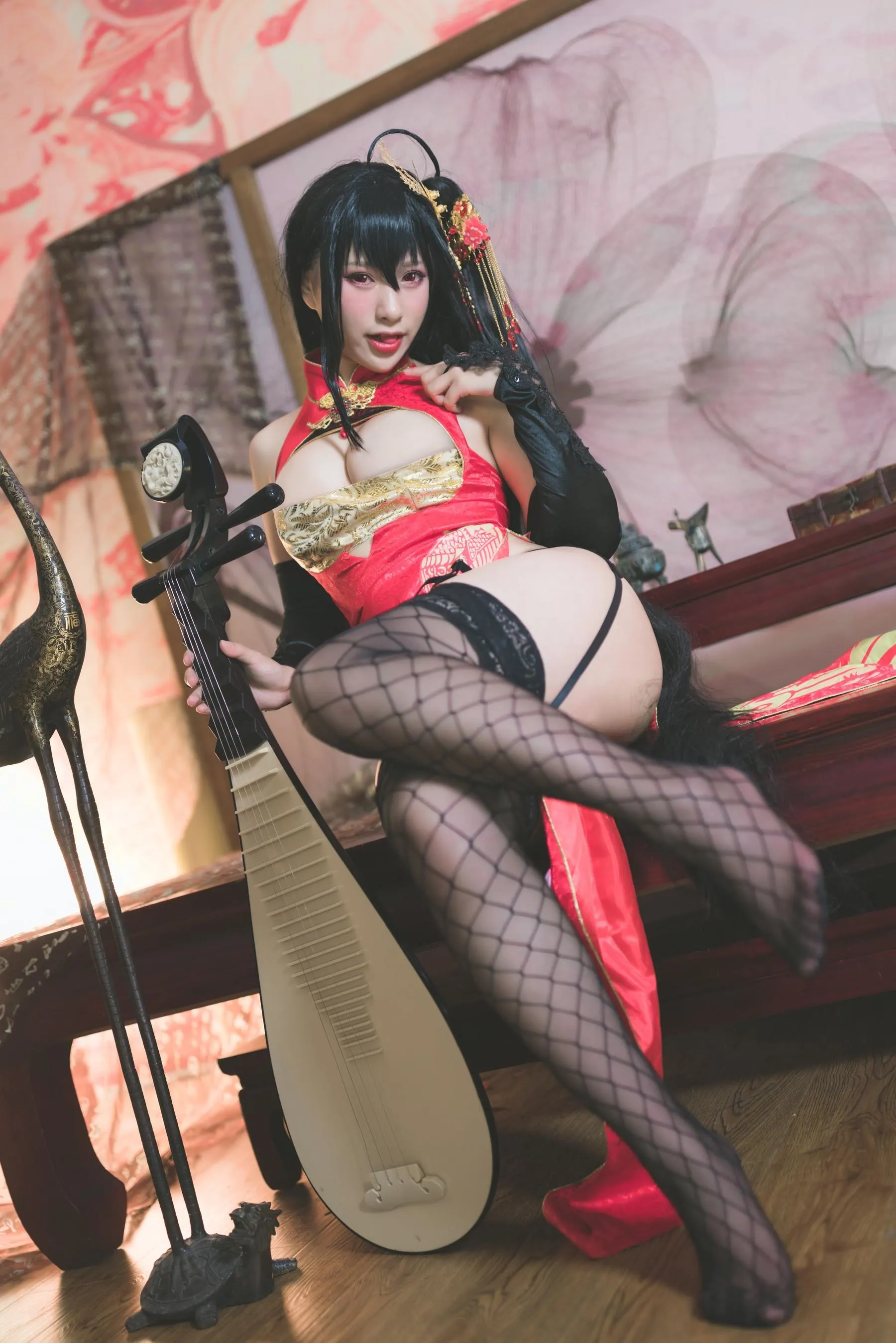 柘烟_Zuken – NO.04 大凤旗袍 [24P]插图3